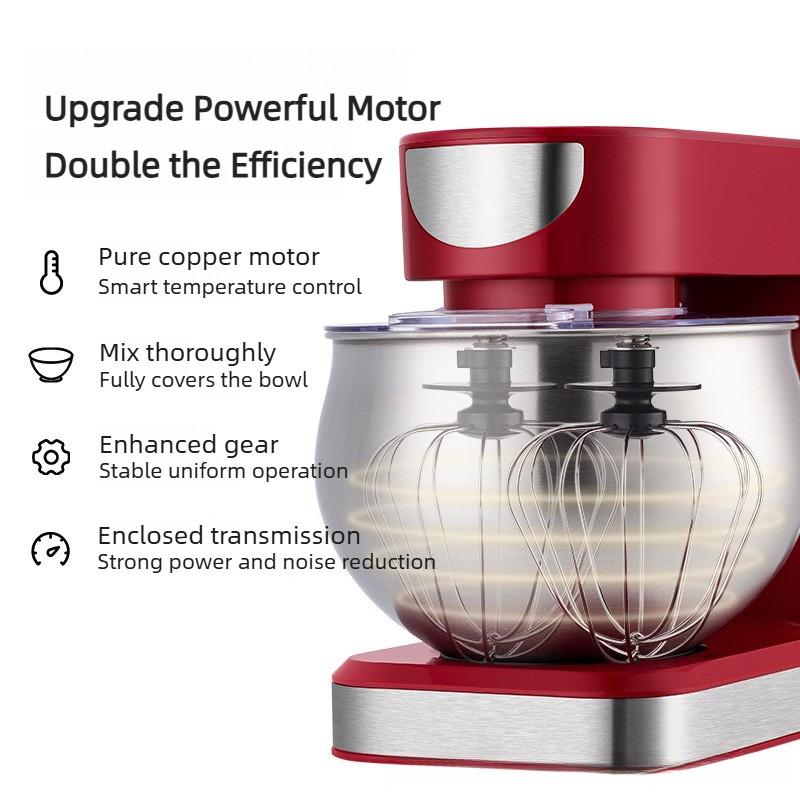 Household Chef Machine Desktop Egg Beater Fully Automatic Electric Kneading Machine Multifunctional Vertical Mixer