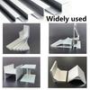 1pcs Aluminum Alloy Z-shaped Strip 10/15/20/22mm Durables and Versatile Decorative Device