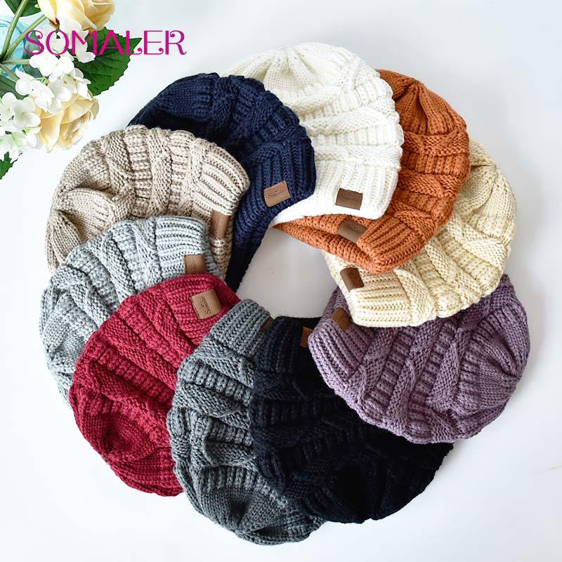 Berretto Invernale Slouchy Beanie In Maglia Morbida, Per Uomo E Donna - Stile Casual, Comodo, Antiscivolo E Antirughe, Nero / Campbell Tartan