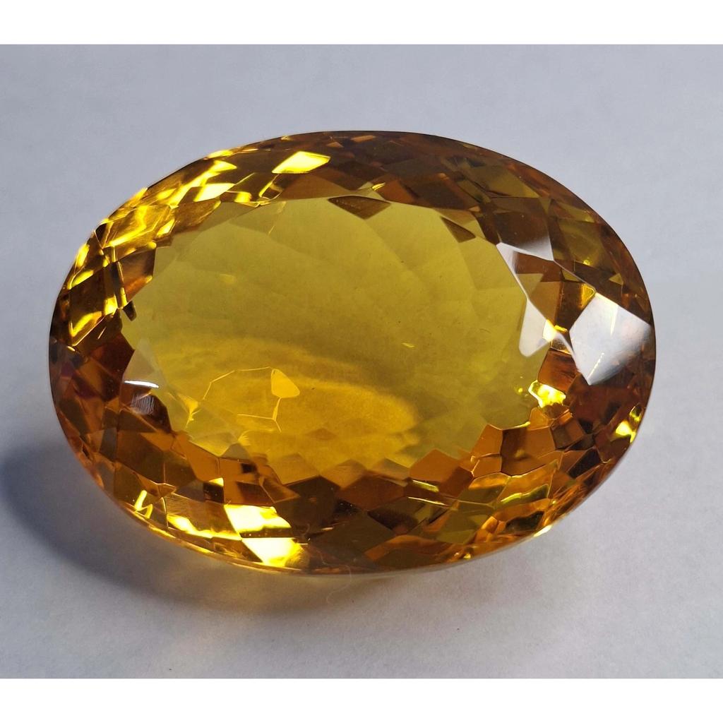 Beautiful Orange Topaz Natural Oval Cut 203-205 Ct Certified Loose Gemstone