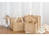 In-Stock Muji-Inspired Plain Linen Tote Bag - DIY Hand-Painted Souvenir & Shopping Jute Bag