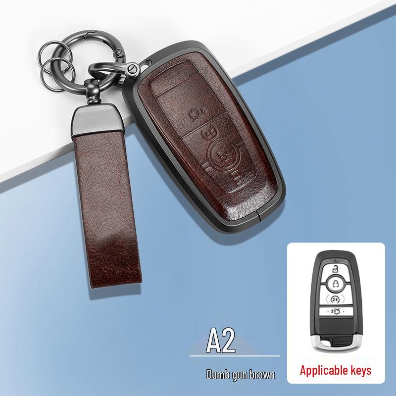 Metal Protective Key Shell for 2015-2017 Ford Mustang - Unisex Design