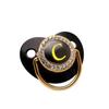 Cross-Border Baby Pacifier with 26 Black Diamond Letters