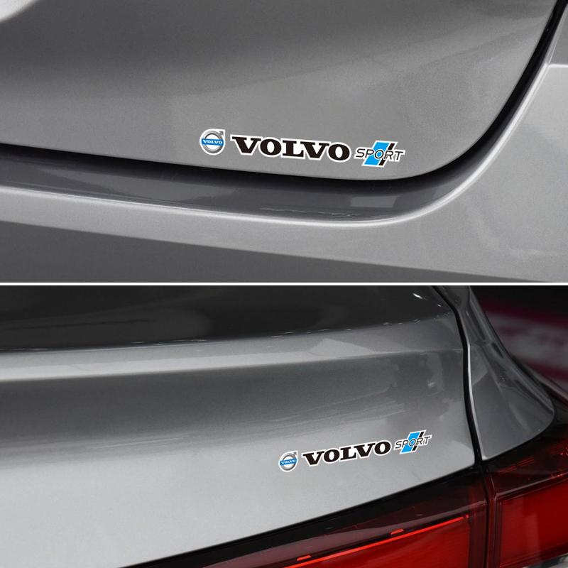 Für Volvo 4 Stück Auto Karosserie Aufkleber Auto Personalisiert Schön Aufkleber Für Volvo Xc60 Xc90 V40 V60 S60 V50 V90 S80 C40 XC40 V70 XC70