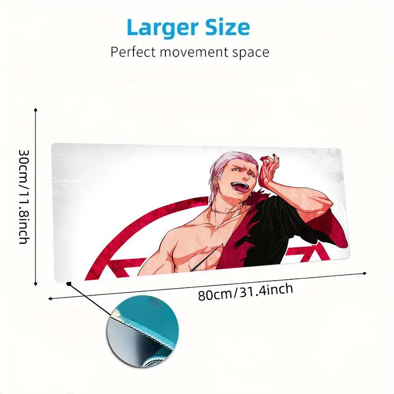 Hidan Akatsuki Outfit Print Cushion Non-slip Laptop Tablet Big Mousepad XXL Mat Mini PC Playmat With Lock Edge