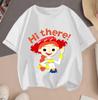 2026 Toy Story Cartoon Hot Sale 2D Print Casual Summer Short Sleeve Tops For Teenagers Boys Girls