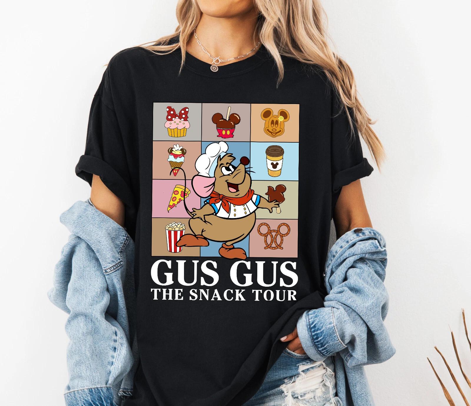 Disney Cinderella Funny Gus Gus The Snack Tour Unisex Adult Kid Shirt 4XL