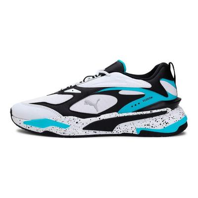 RS-Fast Nano White Teal Gevlekt Unisex Sneakers Zwart 375640-02
