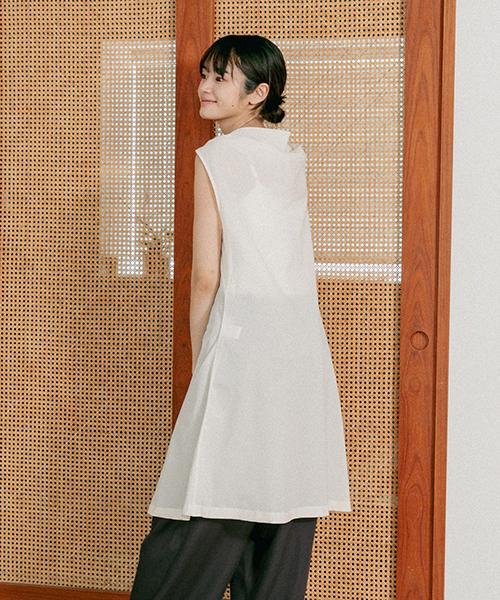 Mallen Cowl Neck Dress Cream
