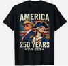 Vtipné 250 let výročí Ameriky 250. Trump Washington Unisex tričko