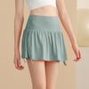Women's Summer High Waist Yoga Skirt: Breathable, Slimming, Anti-Exposure Tennis Skort