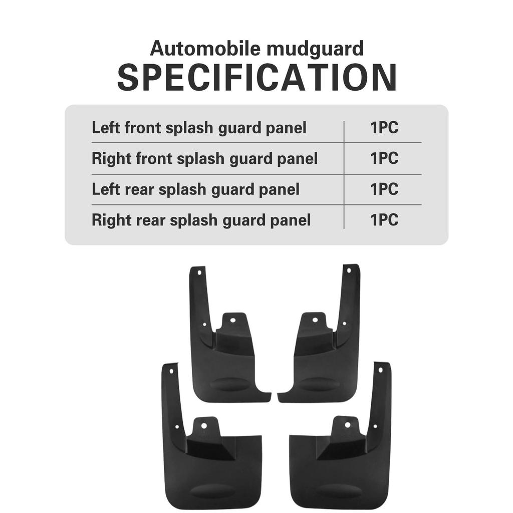 Kompatible Schmutzfänger für Jiangxi Isuzu D-MAX (2010–2019)