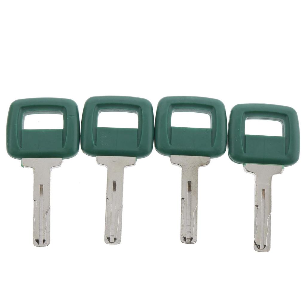 Solarhome 4PCS Ignition Keys 11039228 for Volvo Loader Haul Truck Heavy Equipment Laser Cut