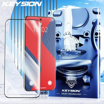 KEYSION Szkło hartowane Full Cover do Huawei Pura 70 Ultra P70 Pro HD Clear Screen Szkło ochronne do Huawei Pura 70 Pro+