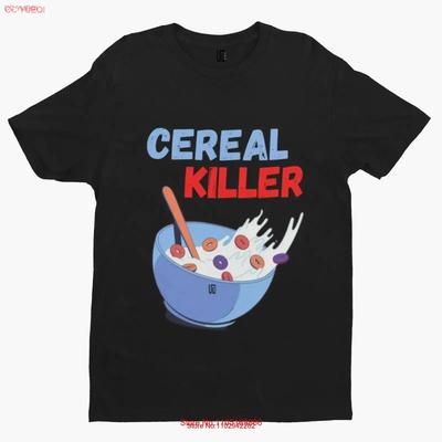 Cereal Killer T Shirt Comedy Funny Film Movie Tv Novelty Adult Vintage Comfortable Fashion Graphic Breathable Homme
