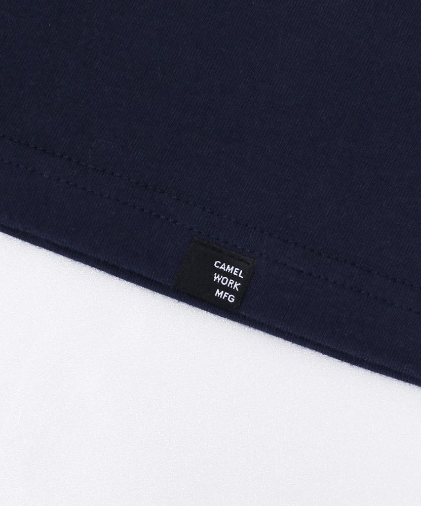 CAMEL WORK Authentic Logo Short Sleeve T-Shirt (Navy)