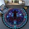 Oceanic Mechanical Marvel Round Area Rug Under Office Chairs Bedroom Living Room Home Decor