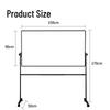 Deli H-Frame Reversible Magnetic Whiteboard