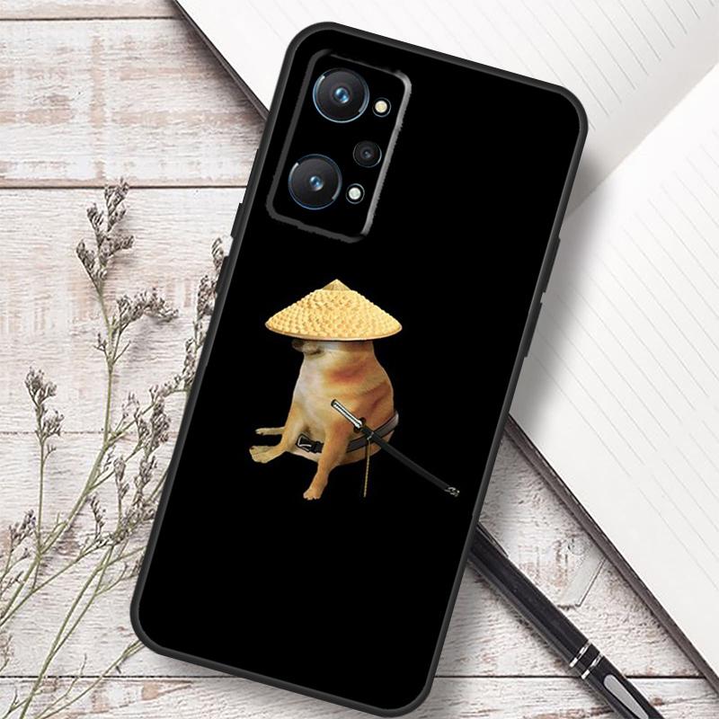 Cheems Doge For Realme GT 7 Pro 6 5 GT 6T C67 C61 C55 C53 C51 C21Y C25S C75 10 11 12 13 14 Pro Plus Case
