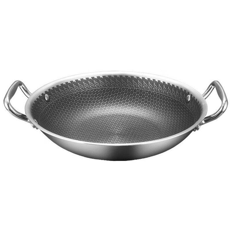 Wutuo 32cm Non-stick 304 Stainless Steel Multi-Purpose Pot
