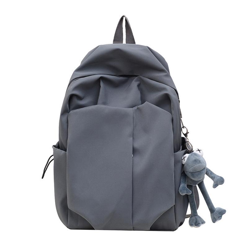Schoolbag Nylon Backpack Women's 1011 New Large Capacity Fashion School Bag Boys College Student Backpack Lightweight Travel Bag