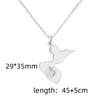 Reunion Map Outline Necklace Hibiscus Guadeloupe Martinique Pendant Necklaces Stainless Steel Guyane Map Necklace For Women