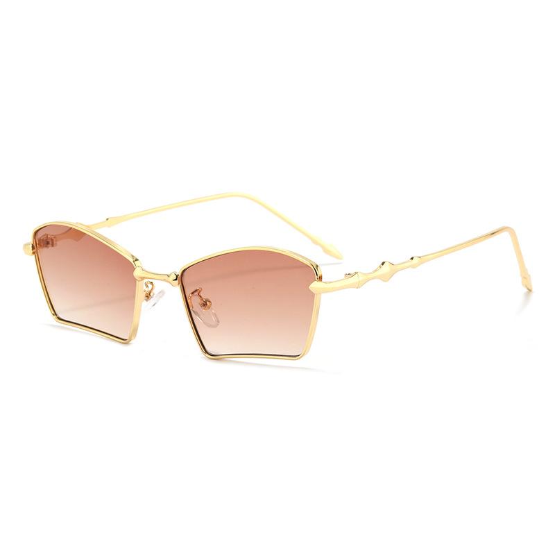 Irregular personality exaggerated sunglasses new sunglasses European and American personality retro fashion sunglasses women As shown in the picture