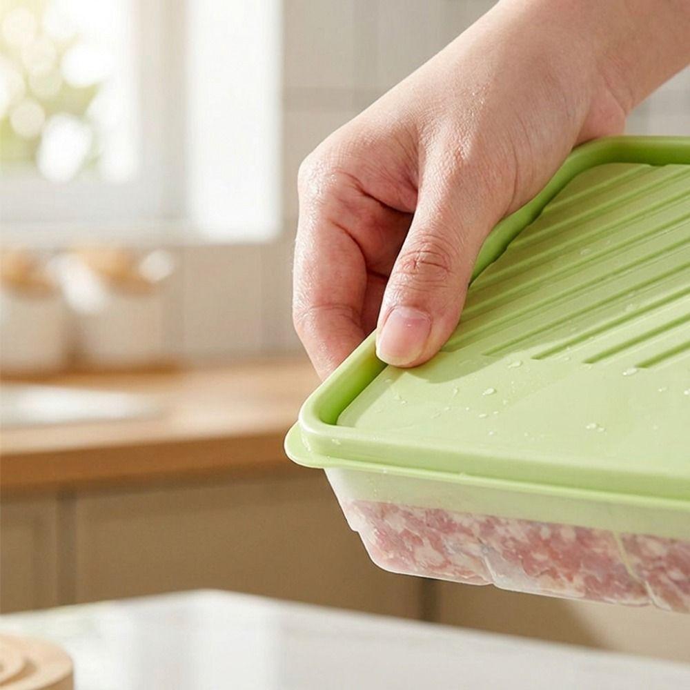Detachable Partitioned Storage Box 4/8/24 Grids Fresh Keeping Container Food Storage