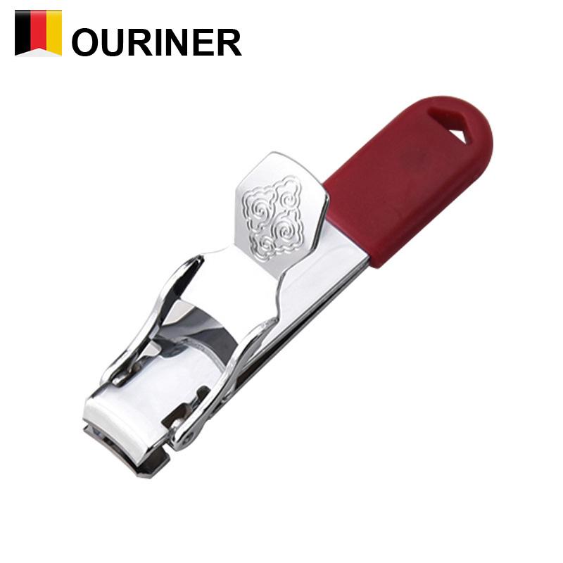 

2025 New Ultra-Thin Mini Nail Cutter Nail Clipper Stainless Steel Foldable Nail Cutter Trimmer Toenail Scissor Manicure Pedicure червоний