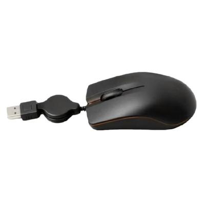 High Precisions 1000DPI Quiet Corded Mouse Ergonomic Retractable USB Cable for Efficient Work Study Gaming Comfortable