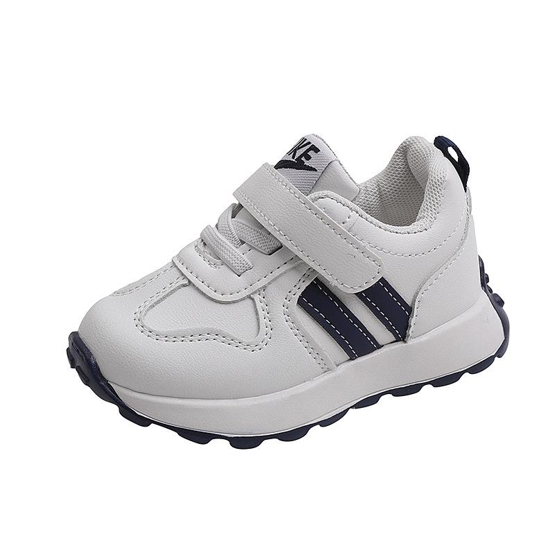 2025 Spring Kids' Sneakers: Boys' White Baby Shoes & Girls' Casual Running Shoes