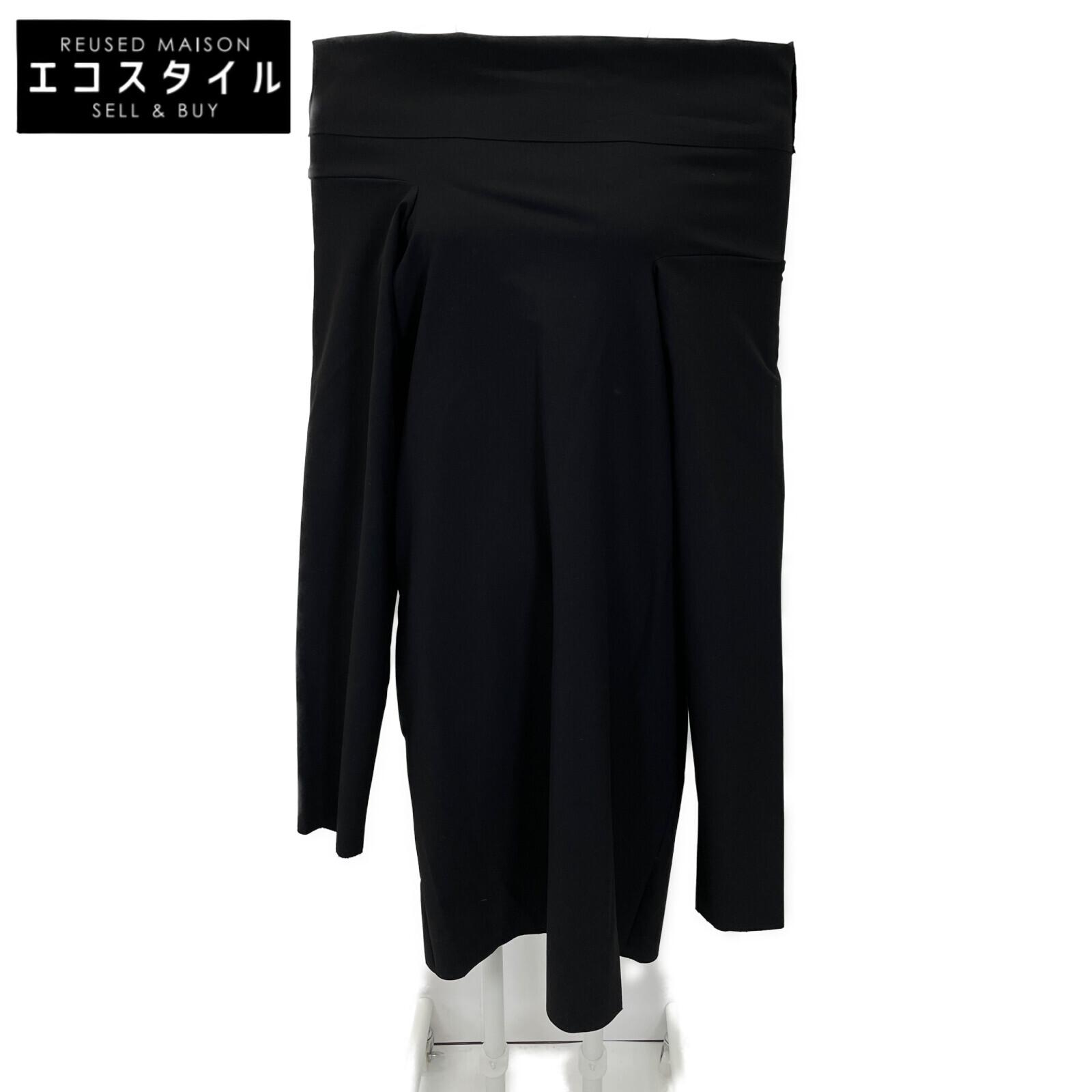 

MM6 22 year old S62CT0214 Black wide neck mini dress dress 38 blackUsed