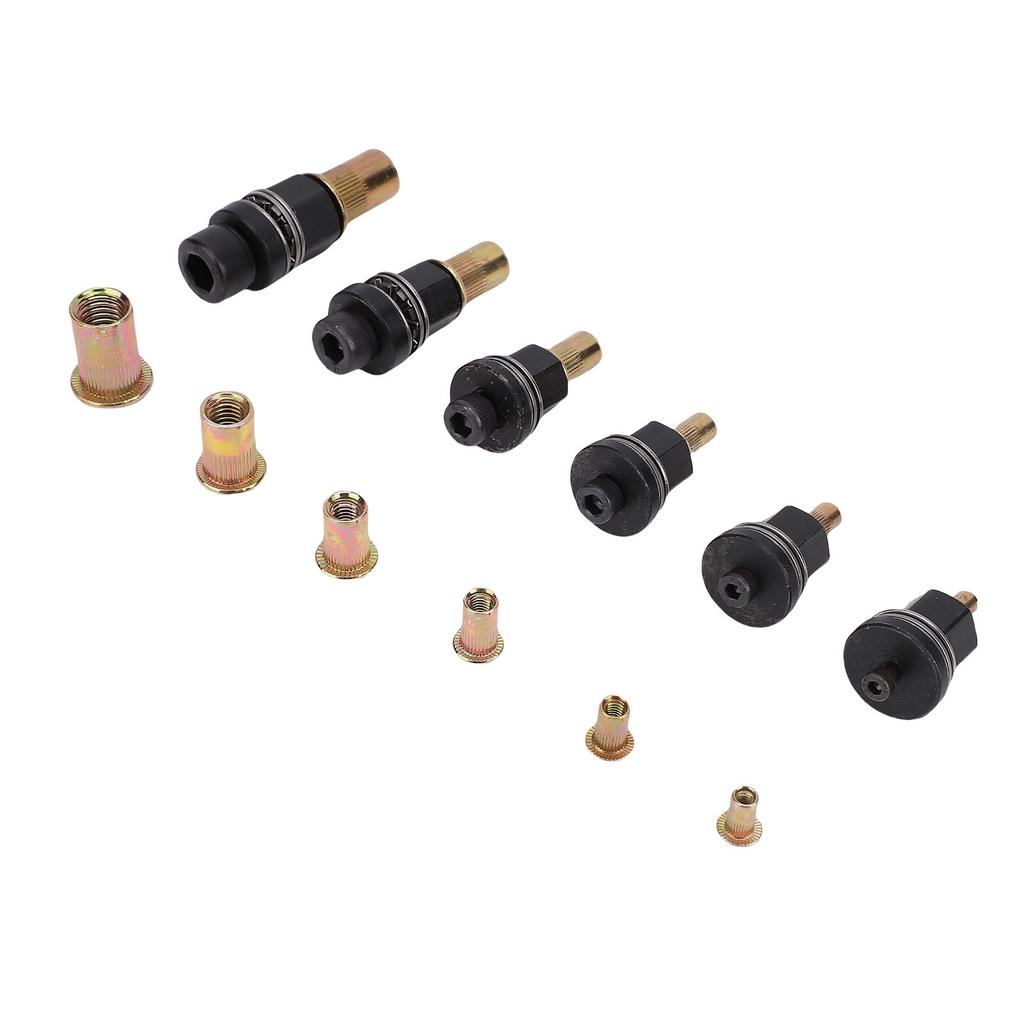 Manuelles Elektrisches Nietwerkzeug-Set M10 M8 M6 M5 M4 M3 Nietwerkzeug-Adapter und Muttern für Möbel Industriellen Einsatz