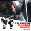 Fit For Ford Focus Kuga Mondeo Ecosport Fiesta 2013-2018 Car Automatic Gear Stick Shift KnobShifter Lever Head Black Silver