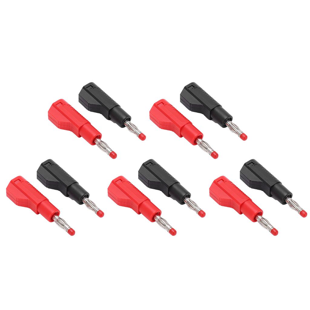 5Set U39 4mm PVC Telescopic Banana Plug Connector Fireproof for Electrical Testing