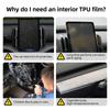 TPU Protective Film for Peugeot 208 2020-2025 Interior Panel Anti-Scratch Self-Healing