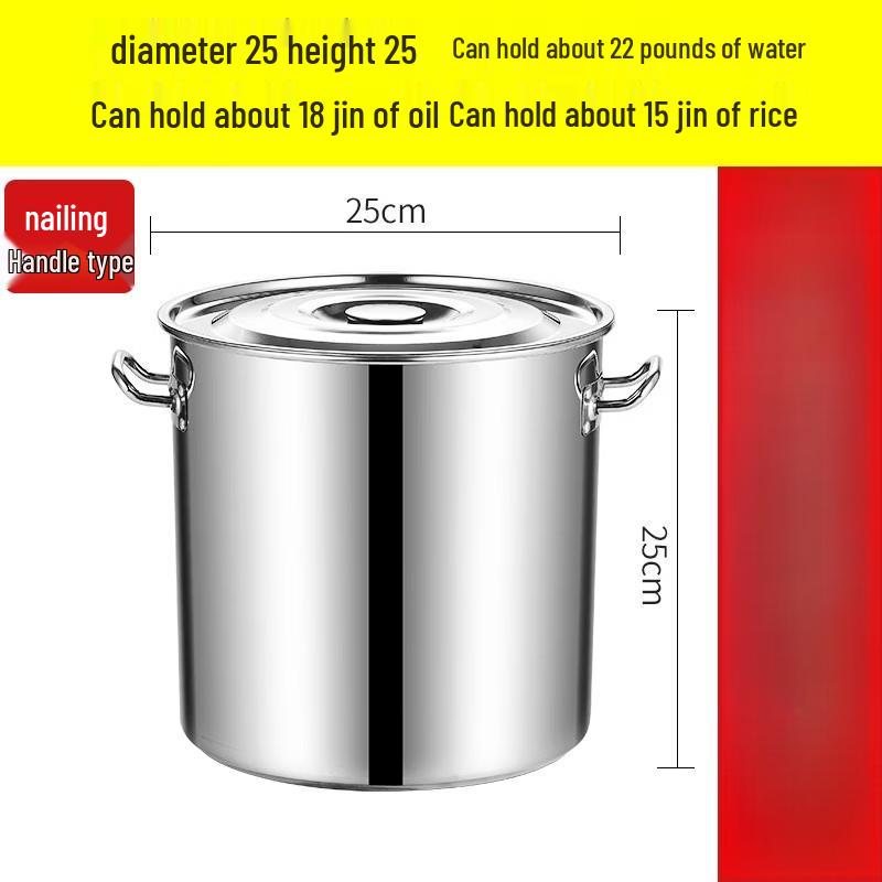JPHZNB Extra Thick Stainless Steel Pot with Lid