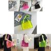 Fashionable Street Style Pvc Tote Bag 2023 Summer Trendy Women's Handbag