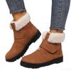 Women's Elegant minimalist snow boots winter new fashionable versatile suede thick soled warm comfortable women's boots