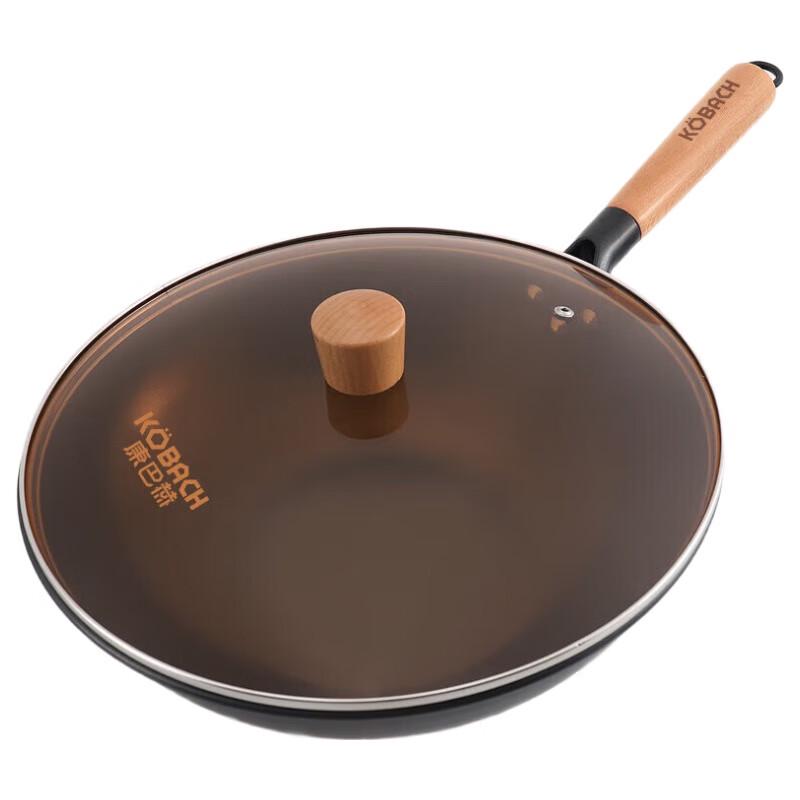 Kobach Upgraded Traditional Non-Stick Iron Wok