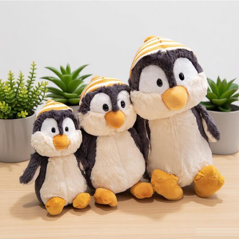 Süßer Hund Wolf Pinguin Plüschtier Schaf im Wolfspelz Weiche Mütze Pinguin Stofftierpuppe Husky Gorilla Kissen Umarmung Zuhause Kindergeschenk Junge