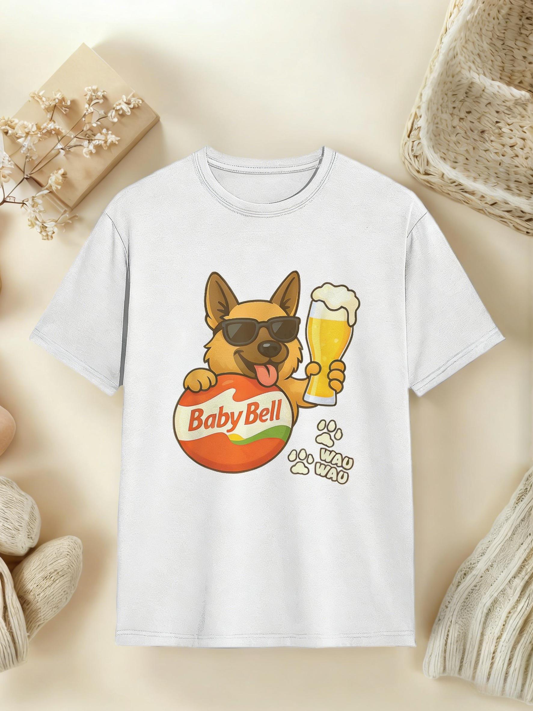 Bell Malle Dog Beer Party Set T-Shirt - Unisex M