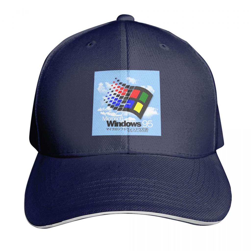 Windows 95 Geeks Nerd Kappe Mode Lässig Baseballkappen Verstellbarer Hut Hip Hop Sommer Unisex Baseballkappen