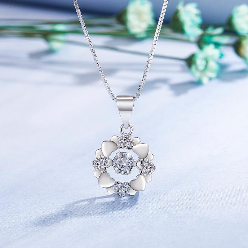 925 Sterling Silver Necklace Pendant Dolphin High Quality Chain For Women Luxury Fashion Wedding Engagement Jewelry Party GiftsGood Product