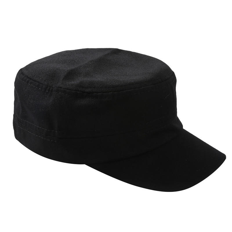 

Solid Color Unisex Hats Simple Casual Sunshade Flat Top Hat Autumn And Winter Outdoor Sports Versatile Duckbill Hat чёрный