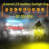 Motorcycle LED Headlight: Colorful Warning Light & Electric Vehicle Front Spotlight