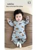 Pure Cotton Long Sleeve Baby Romper with Double Layer Belly Protection - Spring/Autumn Butterfly Harem Suit for Newborns