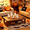 pcs different Halloween ghost figurines, cute mini ghost home decorations, office desk Christmas and Halloween party decorations