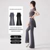 Women's High-Waisted Slimming Yoga Flare Pants with Hip-Lifting Design