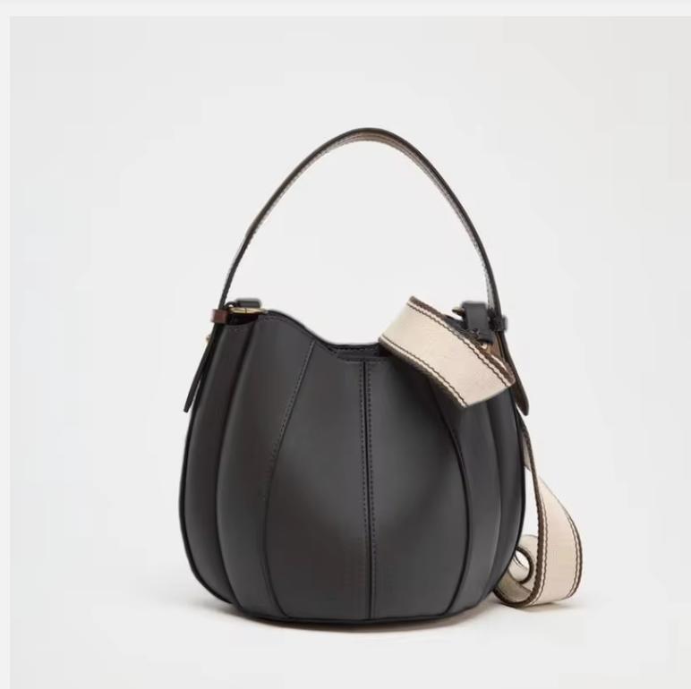 

Модная сумка-ведро, Дизайнерские сумки через плечо, Роскошная сумка кроссбоди, Кошелек со съемным карманом